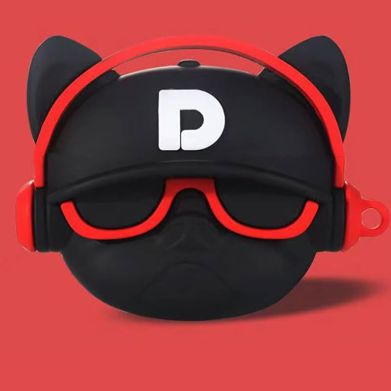 کاور مسیر مدل Bulldog Character Silicone مناسب برای کیس اپل ایرپاد 4 به همراه آویز