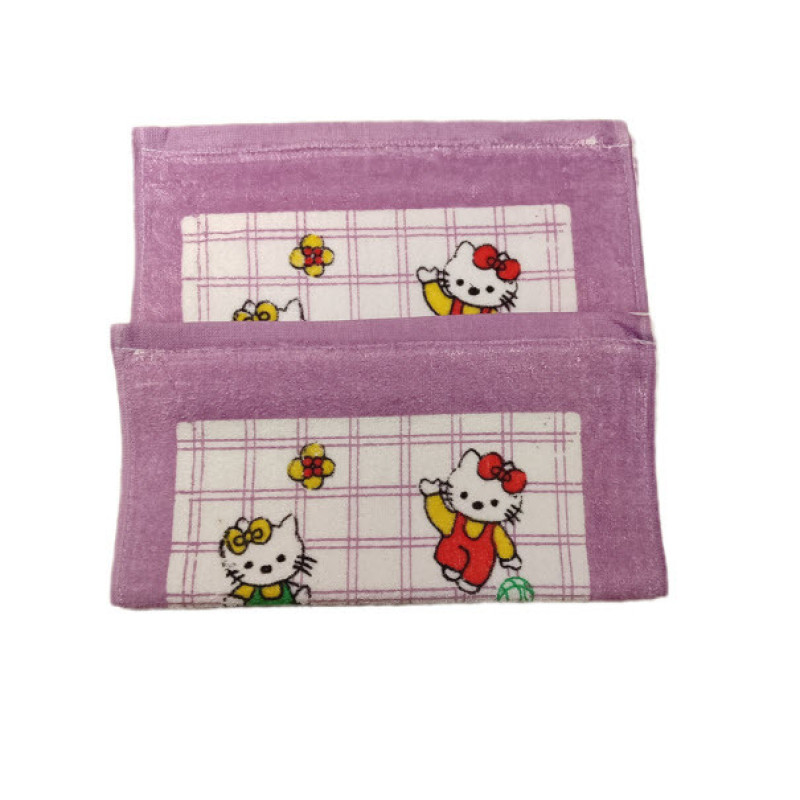حوله دست و صورت نوزاد ویراگیتا مدل کیتی 2 سایز 35x35 سانتی‌متر
