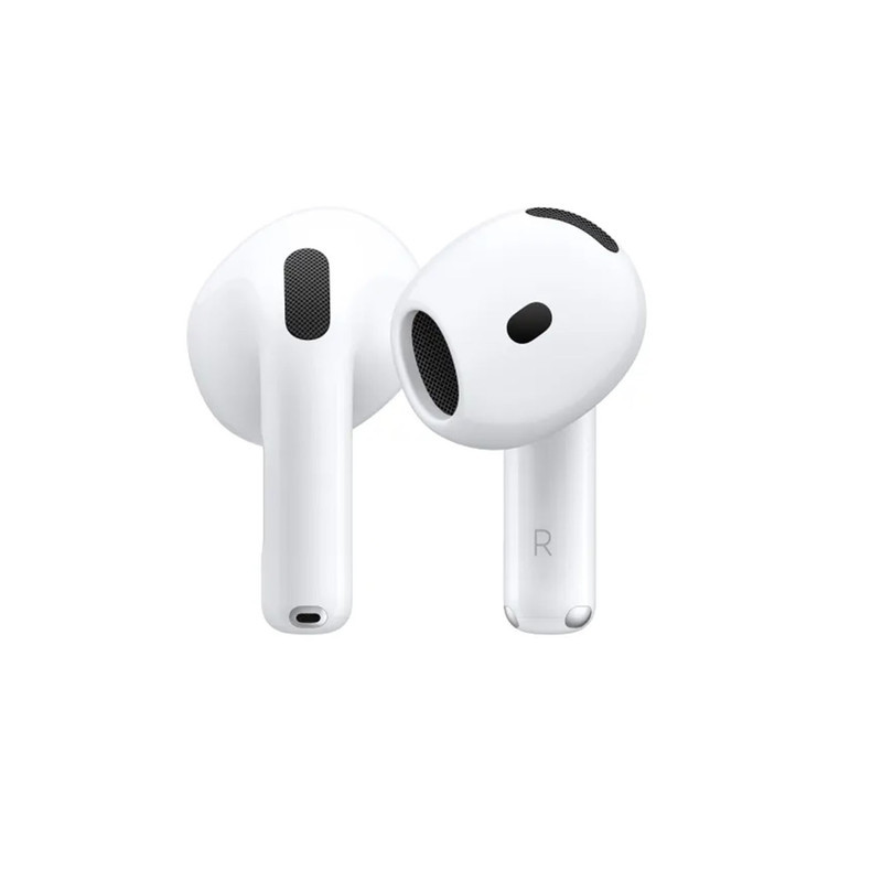 هدفون بلوتوثی اپل مدل AirPods 4 فاقد قابلیت نویز کنسلینگ، درگاه شارژ USB Type-C، شارژ بی سیم، با قابلیت اتصال به چند دستگاه، پشتیبانی از فرمان لمسی، نشانگر LED، پشتیبانی از دستیار صوتی، مقاوم در برابر آب