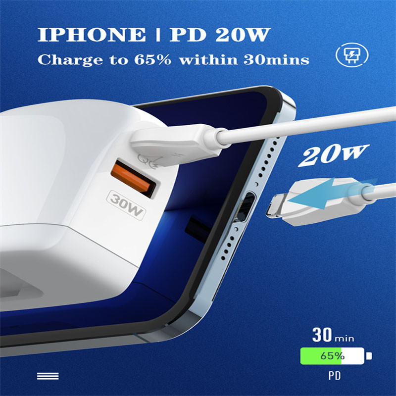 شارژر دیواری الدینیو مدل Super Charger به همراه کابل USB-C