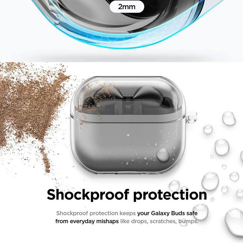 کاور مسیر مدل Soft Clearer مناسب برای کیس هدفون بی سیم سامسونگ Galaxy Buds 3 FE