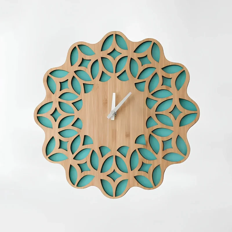 ساعت دیواری مدل چوبی سنتی کد C28
