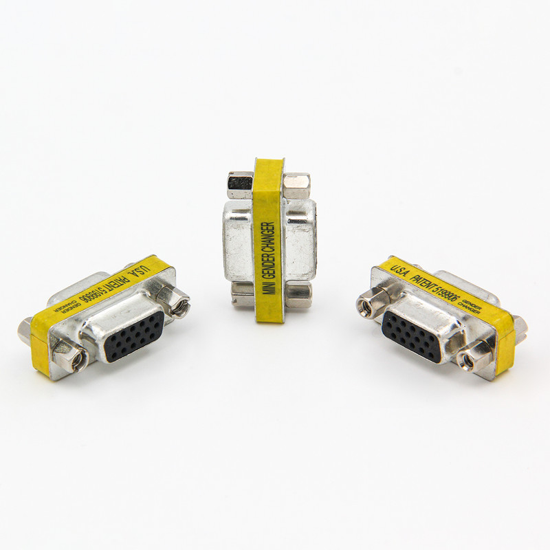 مبدل دو سر مادگی VGA مدل 15Pin
