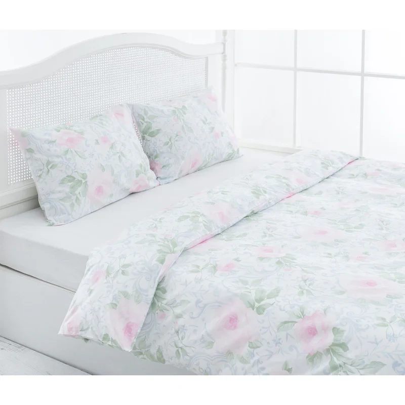 سرویس ملحفه انگلیش هوم طرح Rose Bed دونفره 3 تکه