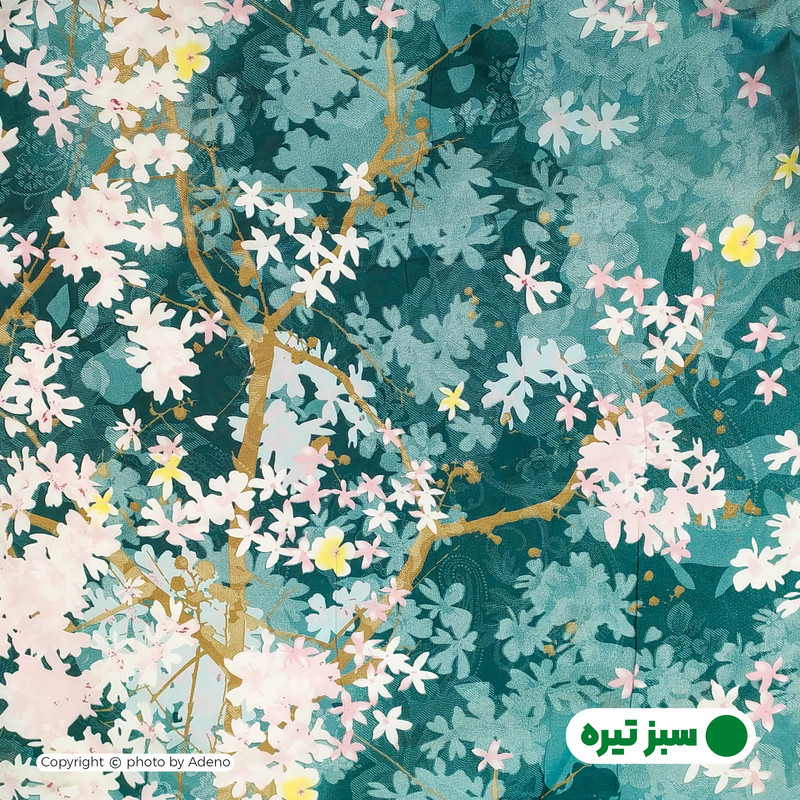 کاور لحاف آدنو مدل شکوفه کد CH60 دونفره سایز 220x240 سانتی متر