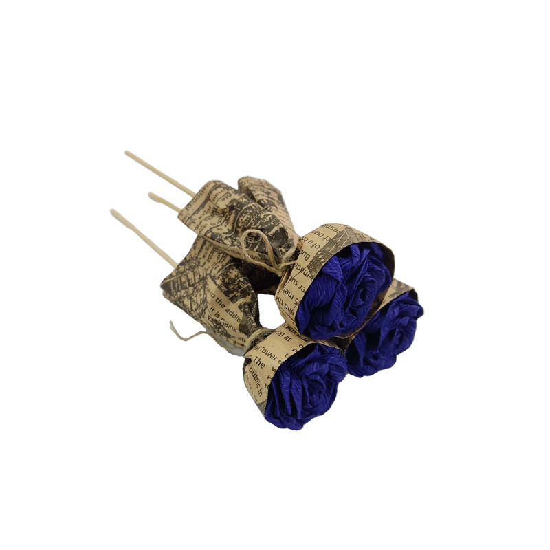 دسته گل مصنوعی مدل هدیه کد I24V مجموعه 3 عددی