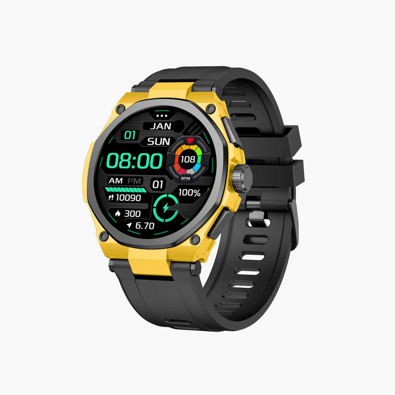 ساعت هوشمند گرین لاین مدل MMD QUALITY GRAND SMART 7009 دارای قابلیت های صفحه نمایش رنگی، صفحه نمایش لمسی، کنترل موسیقی (Music Player)، پشتیبانی از زبان فارسی در منو و سیستم‌عامل بند سیلیکون
