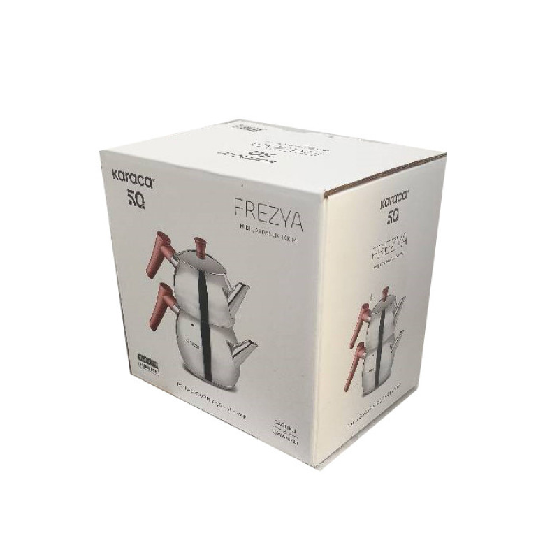 ست کتری و قوری کاراجا مدل Frezya گنجایش کتری 1.6 لیتر گنجایش قوری 1 لیتر