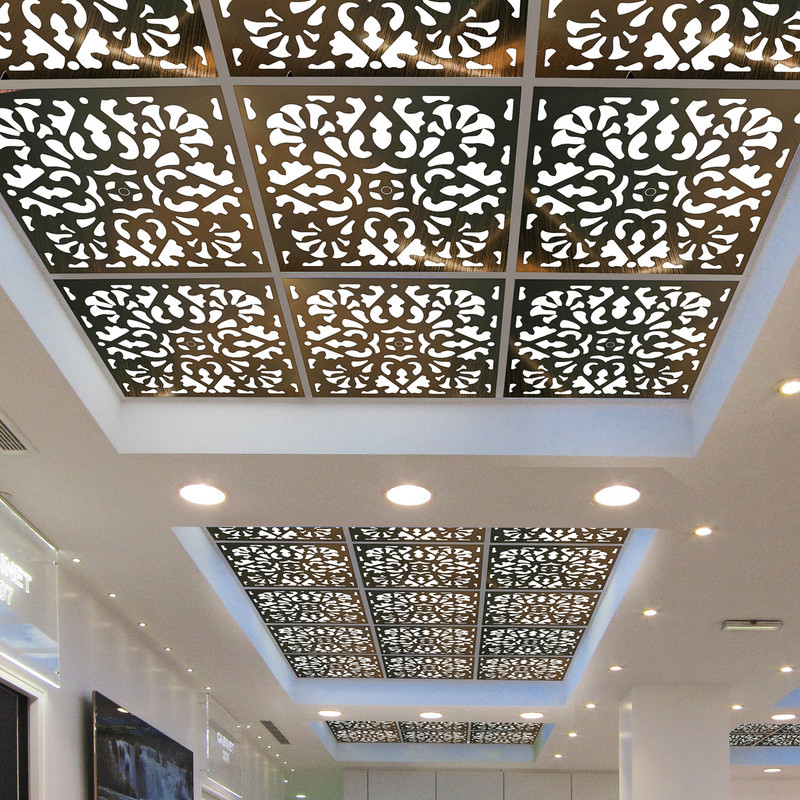 تایل سقفی آسمان مجازی بنی دکو مدل MC24 اندازه 60x60 سانتی متر مجموعه 4 عددی