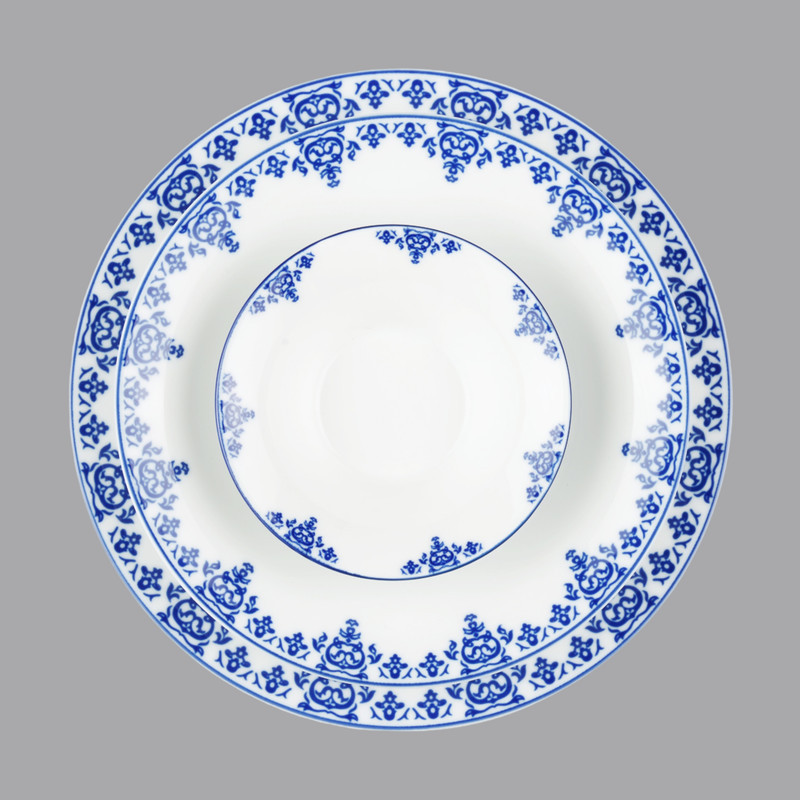 سرویس غذاخوری 108 پارچه 12 نفر چینی زرین ایران مدل Samarkand 108 Pieces High Grade