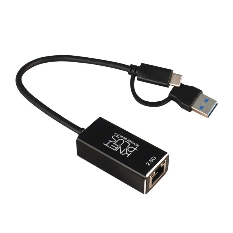 مبدل USB-C به ETERNET کی نت پلاس مدل KP-LA25