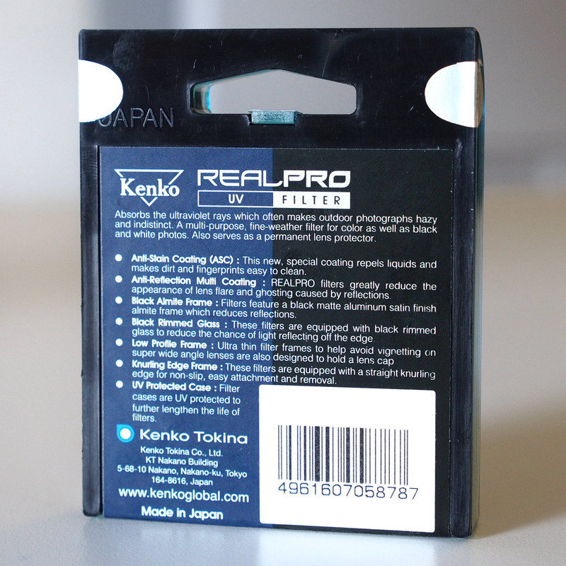 فیلتر لنز کنکو مدل REALPRO UV - 58mm