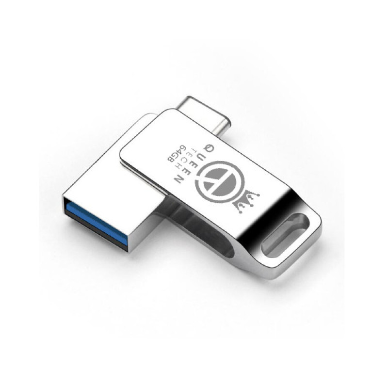 فلش مموری کوئین تک  مدل DUAL DRIVE USB 3.0 TYPE C BETA-C ظرفیت 64 گیگابایت