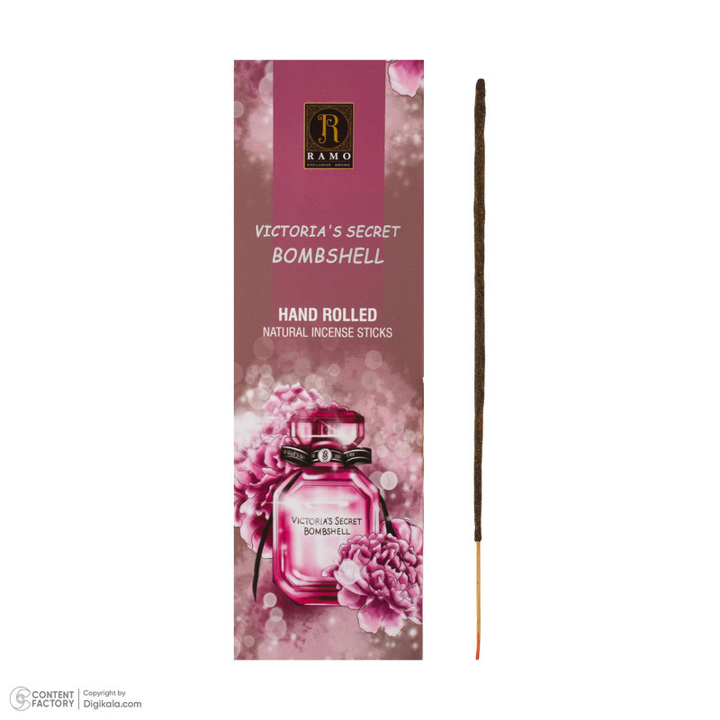 عود رامو مدل 001 رایحه VICTORIA'S SECRET BOMBSHELL بسته 20 عددی