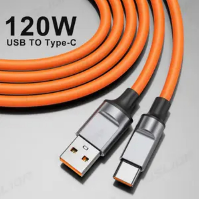 کابل تبدیل USB به USB-C اچ تی ام مدل Fast طول یک متر