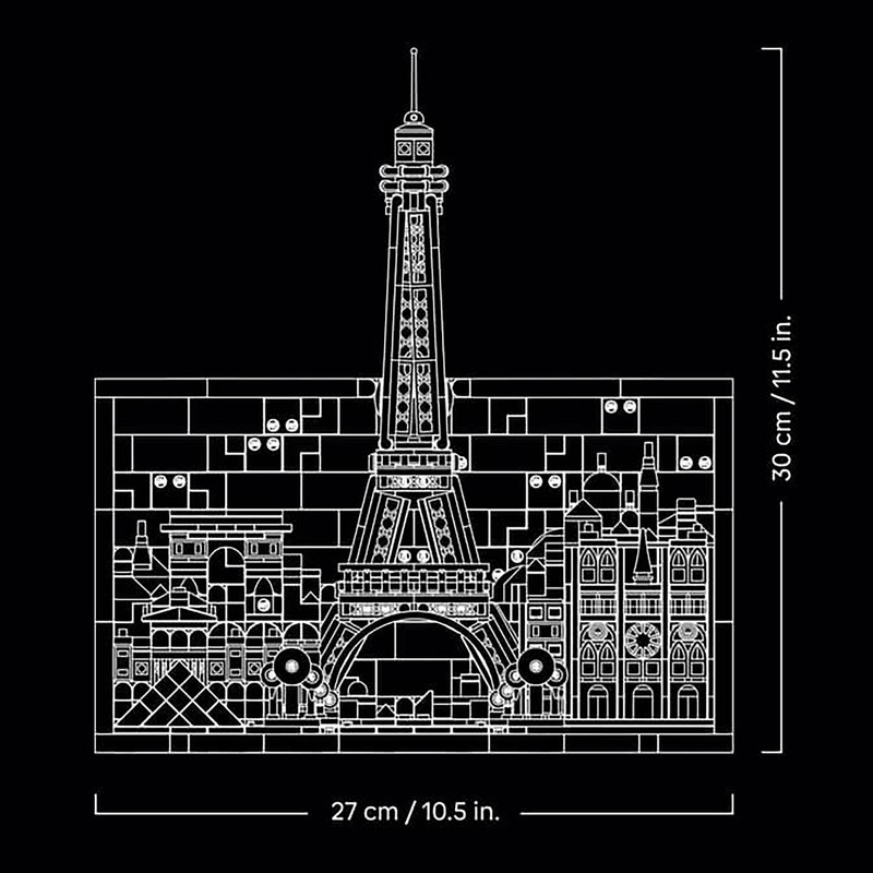 لگو 958 تکه سری Architecture مدل Paris – City of Love کد 21064