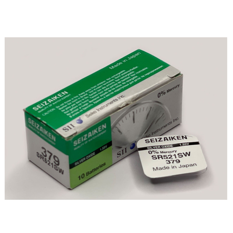 باتری ساعت سيزاكن مدل SR521SW-379 طرح silver oxide