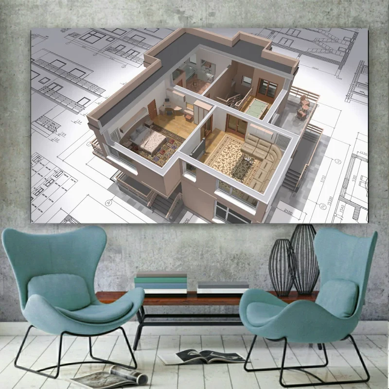 تابلو شاسی طرح مهندسی ساختمان مدل SDT1818