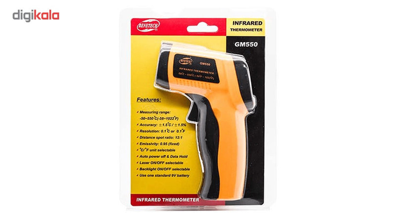 ترمومتر لیزری صنعتی بنتک مدل GM550E