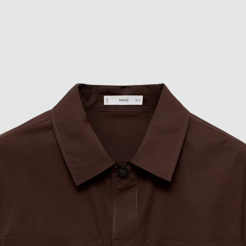 کت پاییزه مردانه مانگو مدل PURE COTTON