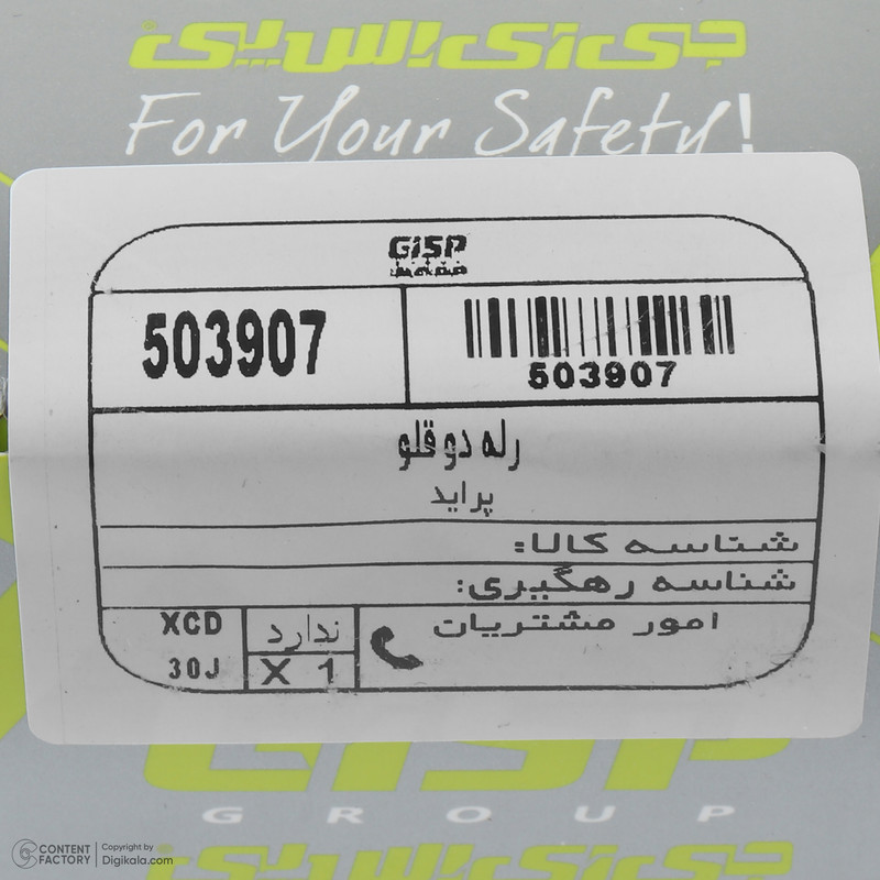 رله دو قلو 8 پین جی ای اس پی کد 503907 مناسب برای پراید نسیم