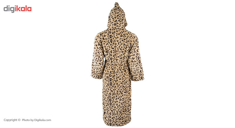 حوله پالتویی برق لامع مدل Leopard سایز 125