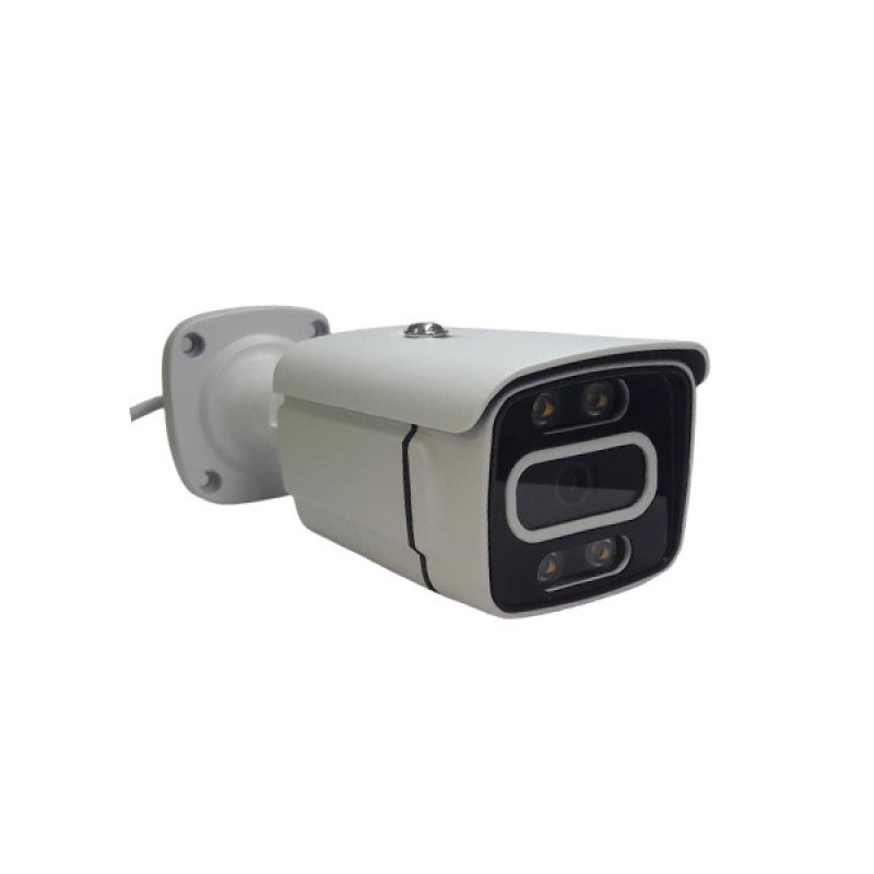 دوربین مداربسته بالت آنالوگ فول اچ‌دی 2 مگاپیکسل HIGH VISION MS8233 با دید در شب رنگی، لنز واید 90 درجه، بدنه فلزی ضدآب IP66، نصب دیواری و اتصال باسیم BNC مناسب فضای باز و بسته