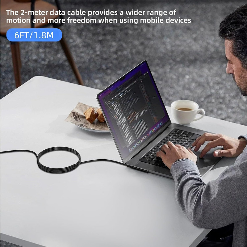 کابل تبدیل USb-c به surface نیهاتا مدل srf-49 طول 1.5 متر