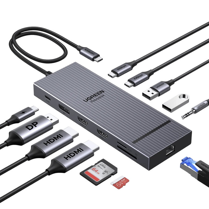 هاب 12 پورت USB-C یوگرین مدل CM886-55767