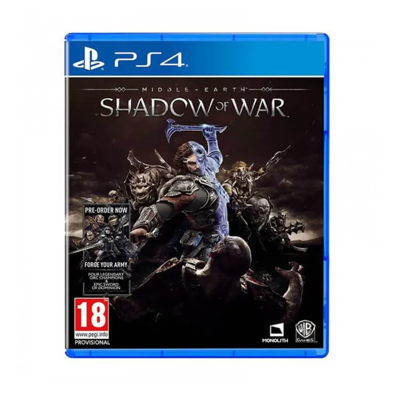 بازی Shadow of war مخصوص PS4