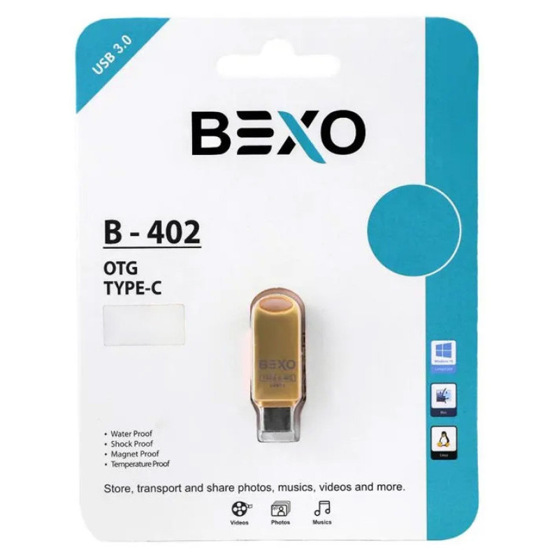 فلش مموری بکسو مدل B 402 ظرفیت 64 گیگابایت با رابط USB3