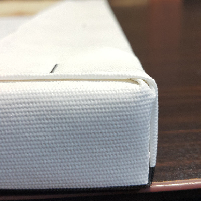 تابلو بوم طرح مخمل نقاشی مدل گلدان و برگ کد FP106397