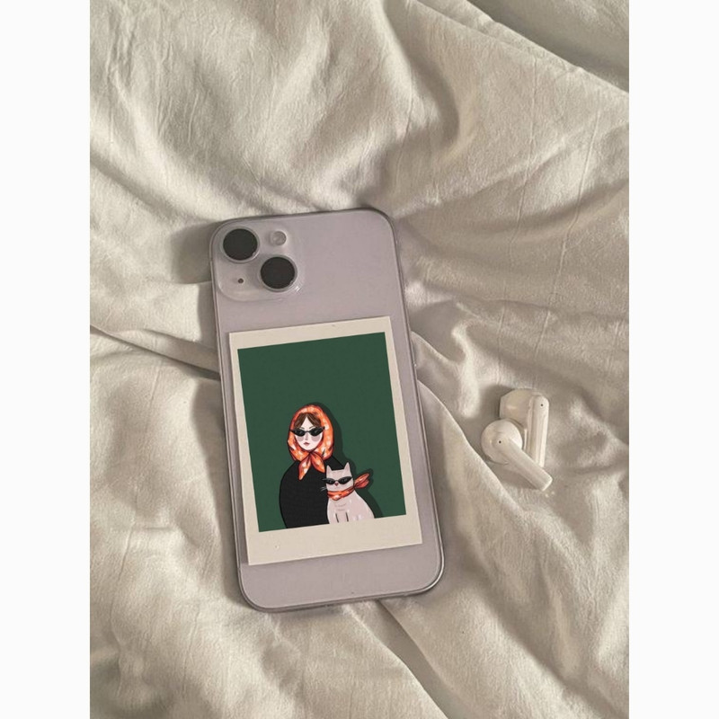 استیکر تزئینی موبایل مدل Go girl