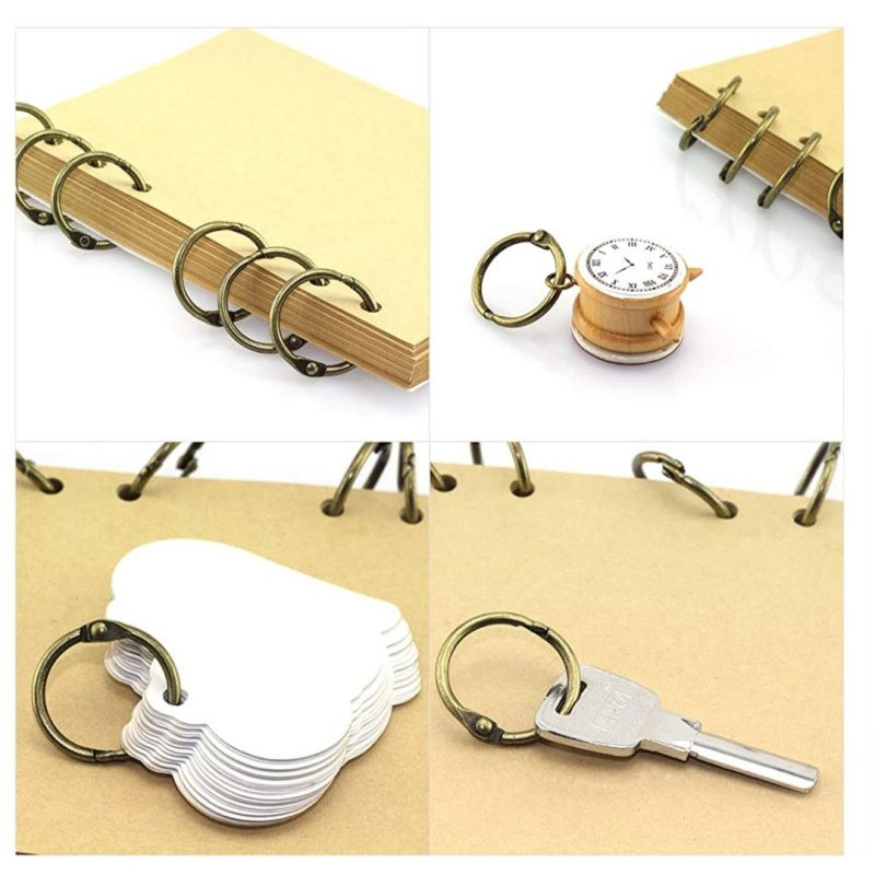 حلقه کلاسور مدل قفل دار کد  silver30 بسته 10 عددی