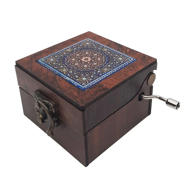 جعبه موزیکال طرح سنتی آینه دار کد JM-S10