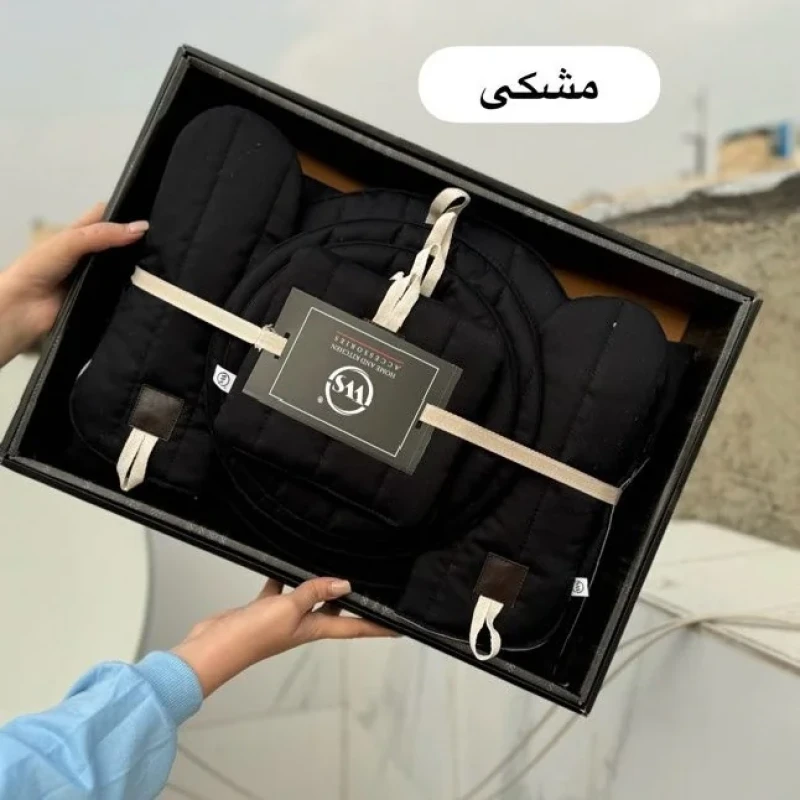 ست لوازم پارچه ای آشپزخانه 11 پارچه دبلیو اس مدل اولترا کد HS1