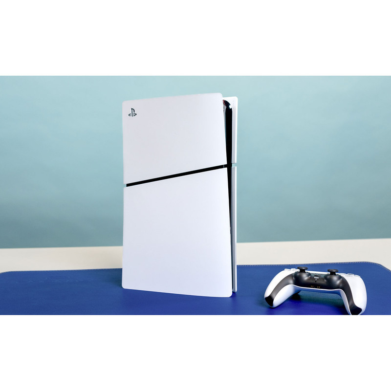 کنسول بازی سونی مدل PlayStation 5 Slim Digital Edition ظرفیت 825 گیگابایت ریجن CFI-2116 اروپا به همراه دسته اضافی