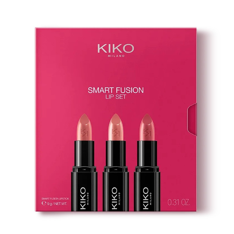 رژ جامد مات کیکو میلانو مدل smart fusion مجموعه 3 عددی