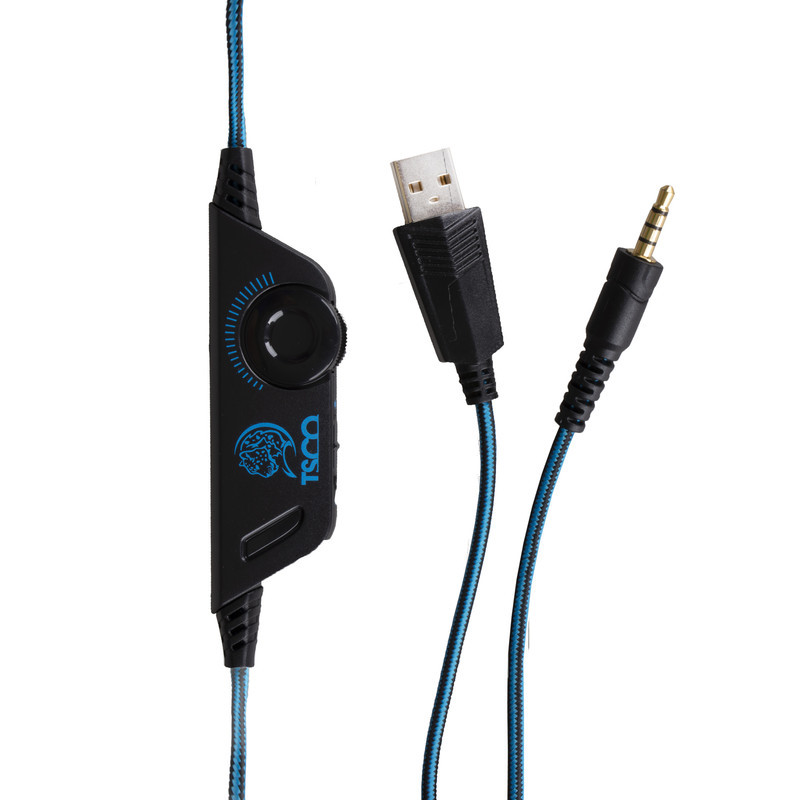 هدست گیمینگ تسکو مدل TH 5153 بدون قابلیت نویز کنسلینگ، درگاه USB، دارای میکروفون قابل چرخش با حساسیت -42 دسی‌بل