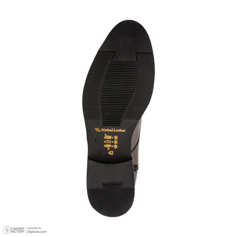 نیم بوت مردانه چرم مشهد مدل J6287-088