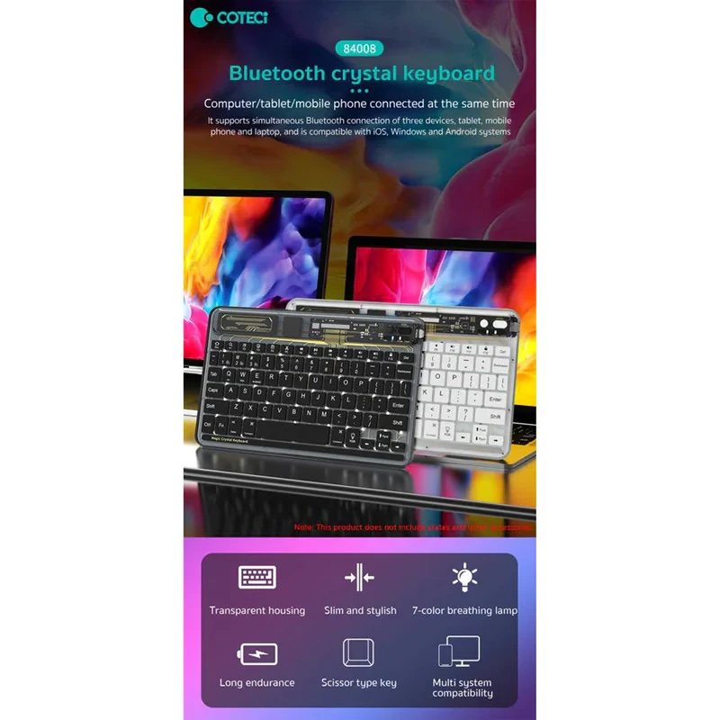 کیبورد بیسیم کوتتسی مدل  84008