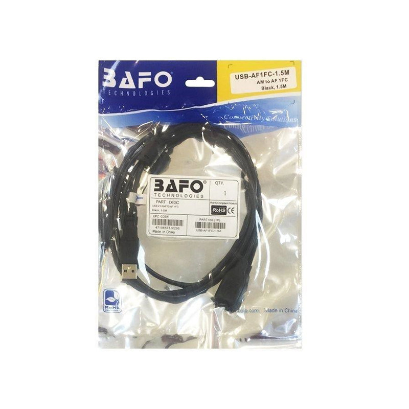 کابل افزایش طول USB3.0 بافو مدل AF1FC طول 1.5 متر