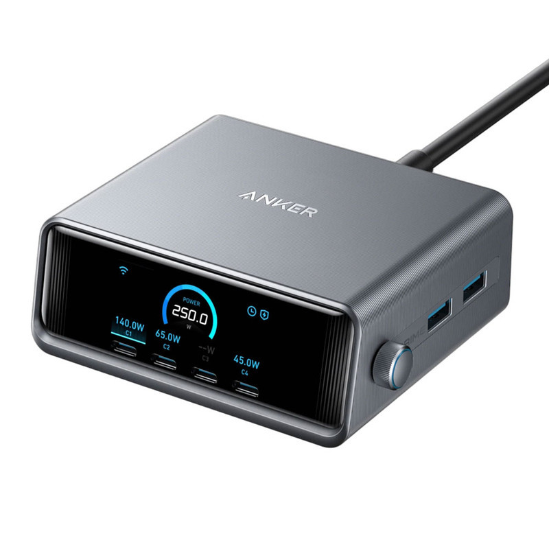 شارژر رومیزی 250 وات 6 پورت انکر مدل Prime Charger A2345