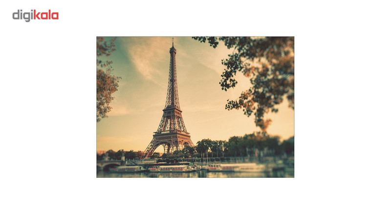 تابلو شاسی ونسونی طرح Retro Paris سایز 50x70 سانتی متر