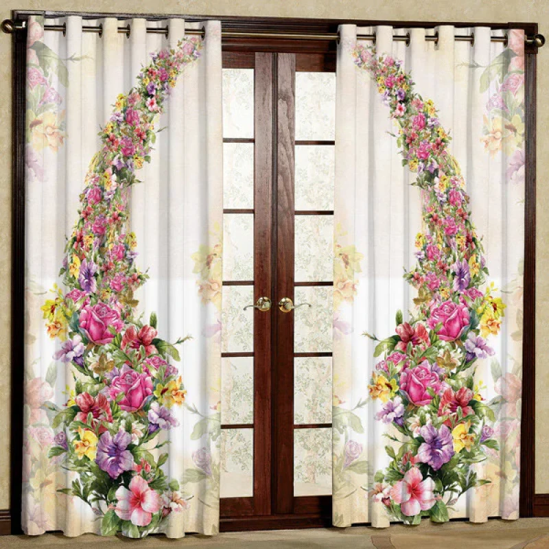 پرده مدل پانچی کد 5329 سایز 280x140 سانتی متر