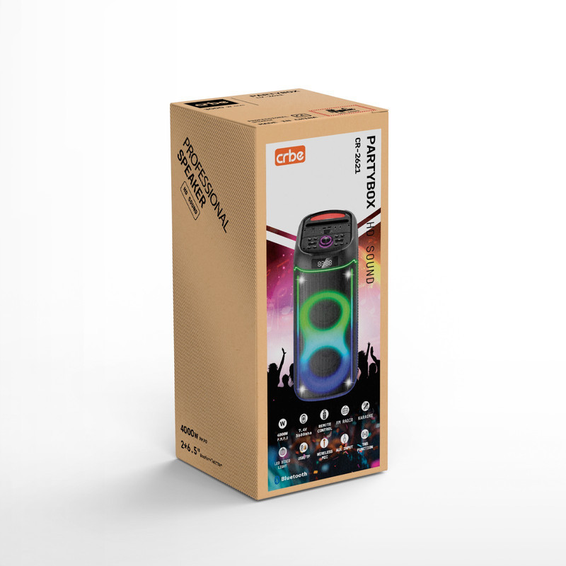 اسپیکر بلوتوثی قابل حمل کربی مدل CR-2621