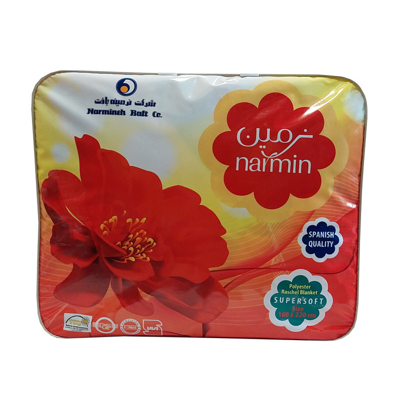 پتو نرمینه بافت مدل نرمین طرح عروسکی کد 06 سایز 160x220 سانتی متر
