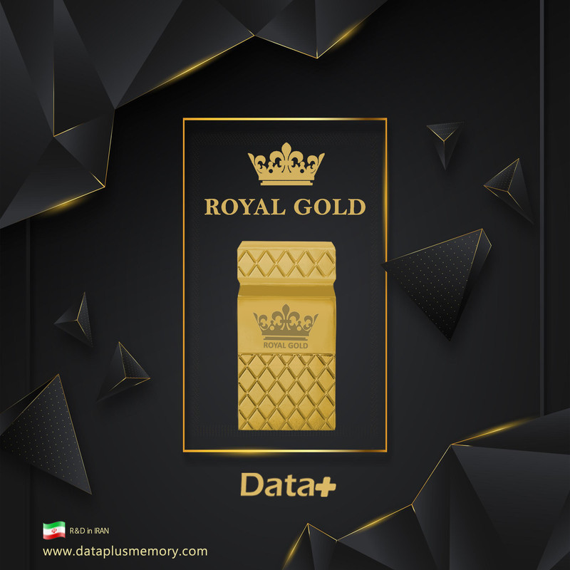فلش مموری دیتا پلاس مدل Royal gold ظرفیت 32 گیگابایت