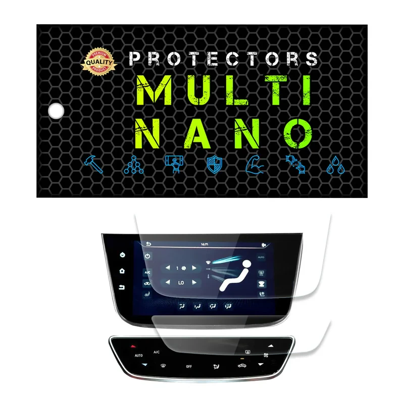محافظ صفحه نمایش خودرو مولتی نانو مدل X-S1N مناسب برای کی ام سی A5 مجموعه دو عددی
