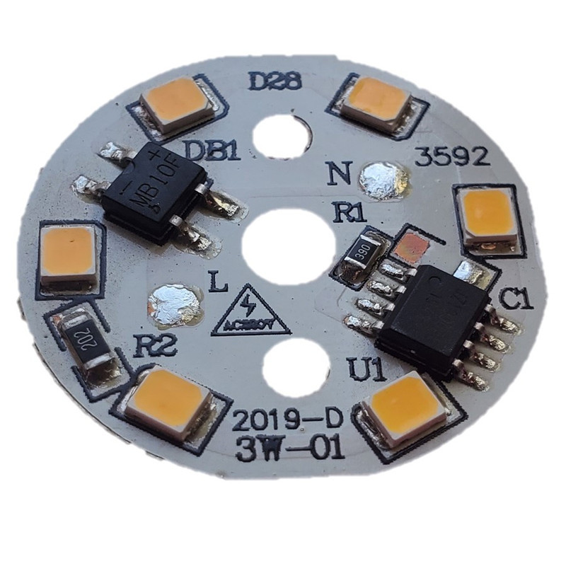 چیپ ال ای دی 3 وات مدل ML-S-3W-D28 بسته 10 عددی
